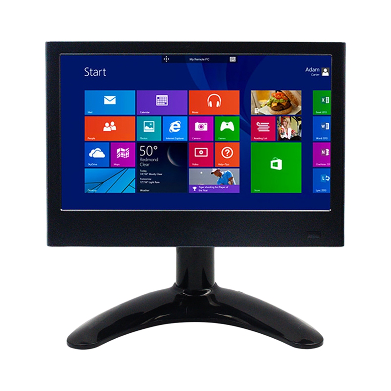 7-Inch 1024X600/IPS Portable Surveillance Monitor With Remote Control For Raspberry Pi Computer Secondary Screen US Plug